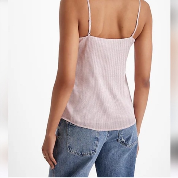 Express Pink Ruffled Ribbed Camisole 🌟NWT🌟 - Picture 2 of 4